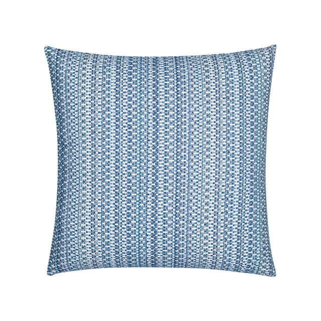 Elaine Smith Kaleidoscope Indigo Blue 20" x 20" Decorative Pillow