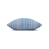 Elaine Smith Kaleidoscope Indigo Blue 20" x 20" Decorative Pillow