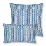 Elaine Smith Kaleidoscope Indigo Blue 20" x 20" Decorative Pillow