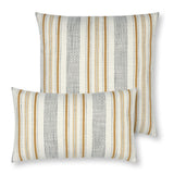 Elaine Smith Pathway Gold Ivory 20" x 20" Decorative Pillow