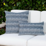 Elaine Smith Progress Indigo Blue 20"x20" Decorative Pillow