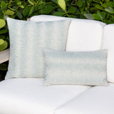 Elaine Smith Progress Mist Blue 20" x 20" Decorative Pillow