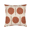 Elaine Smith Solstice Papaya Orange 20" x 20" Decorative Pillow