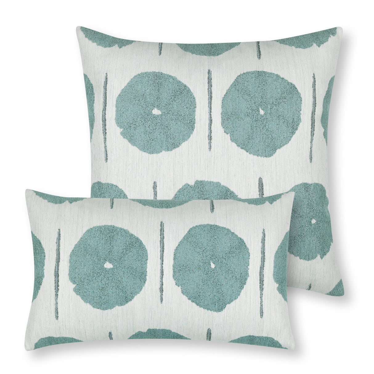 Elaine Smith Solstice Mist Blue 20" x 20" Decorative Pillow