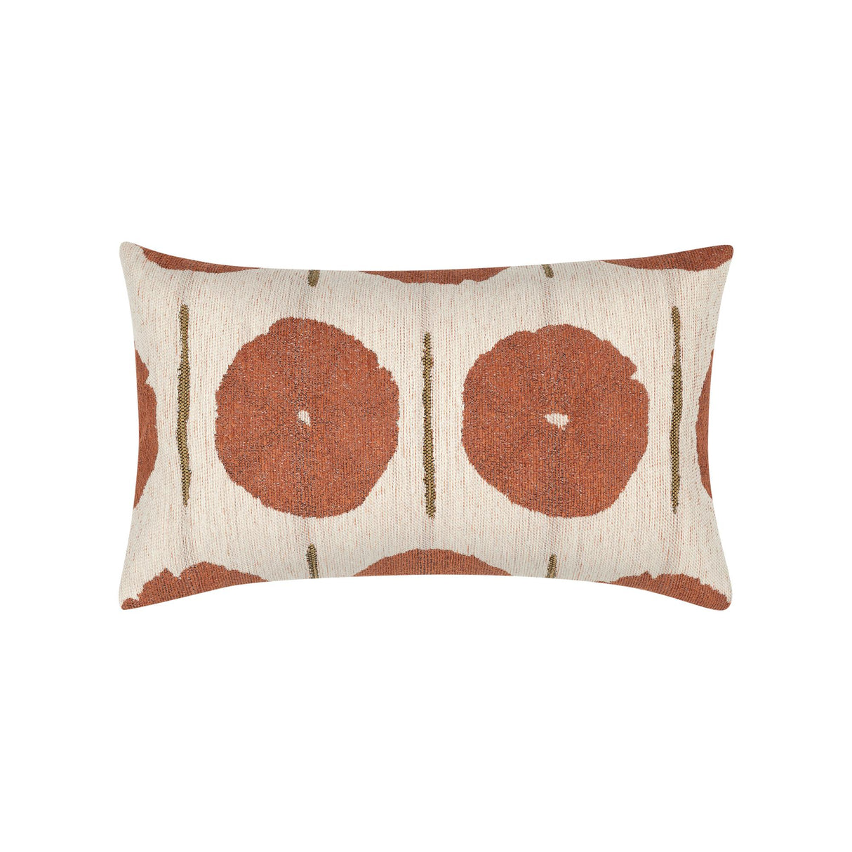 Elaine Smith Solstice Papaya Orange 12" x 20" Decorative Pillow