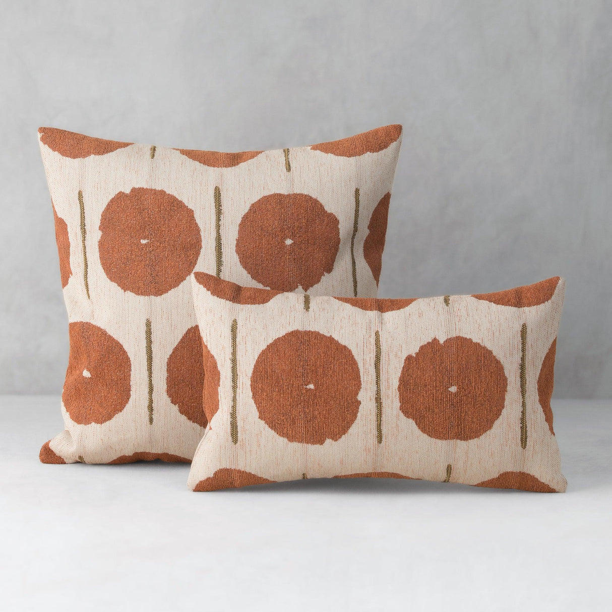 Elaine Smith Solstice Papaya Orange 12"x20" Decorative Pillow