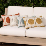 Elaine Smith Solstice Papaya Orange 12"x20" Decorative Pillow