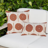 Elaine Smith Solstice Papaya Orange 12"x20" Decorative Pillow