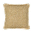 Elaine Smith Golden Hour Fringed Gold 20" x 20" Decorative Pillow