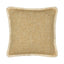 Elaine Smith Golden Hour Fringed Gold 20" x 20" Decorative Pillow