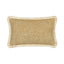 Elaine Smith Golden Hour Fringed Gold 12" x 20" Decorative Pillow