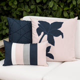 Elaine Smith Illusion Indigo Deep Blue 20"x20" Decorative Pillow