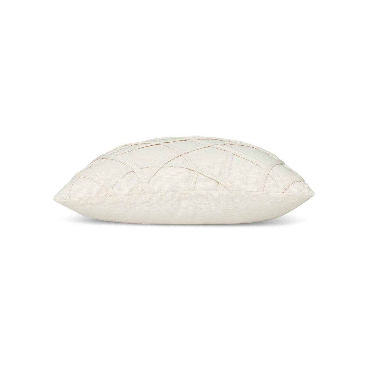 Elaine Smith Illusion Ivory Ivory 20"x20" Decorative Pillow