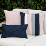 Elaine Smith Illusion Indigo Deep Blue 12"x20" Decorative Pillow