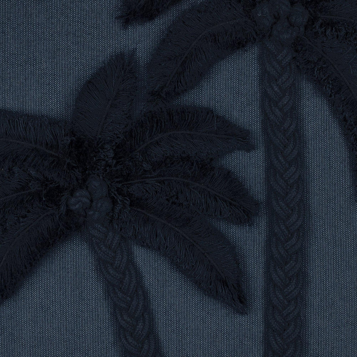 Elaine Smith Escape Indigo Deep Blue 22"x22" Decorative Pillow