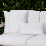 Elaine Smith Continuity Shell White 20"x20" Decorative Pillow