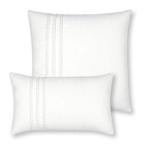 Elaine Smith Continuity Shell White 20" x 20" Decorative Pillow