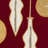 Elaine Smith Ornaments Ruby Red 20" x 20" Decorative Pillow