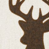 Elaine Smith Dasher Brown 20" x 20" Decorative Pillow