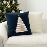 Elaine Smith Fraser Fir Midnight Blue 20" x 20" Decorative Pillow