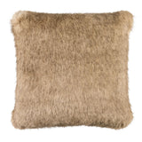 Schumacher Buff 18" x 18" Valais Faux Fur Pillow