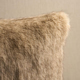 Schumacher Buff 22" x 22" Valais Faux Fur Pillow