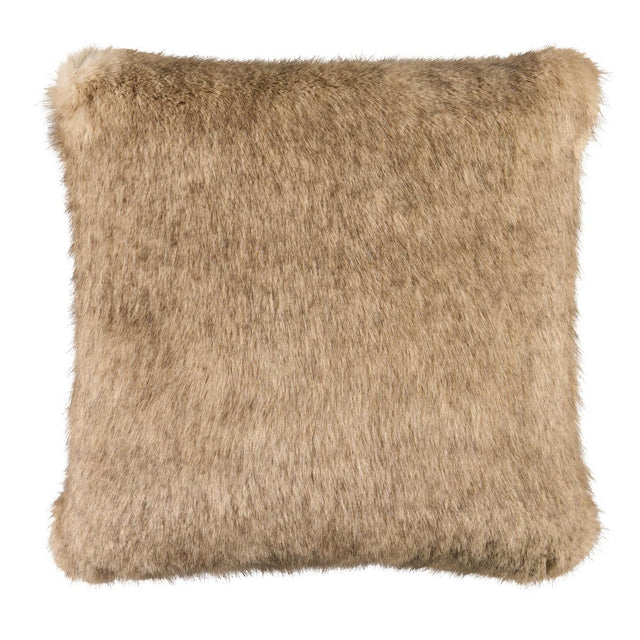 Schumacher Buff 20" x 20" Valais Faux Fur Pillow
