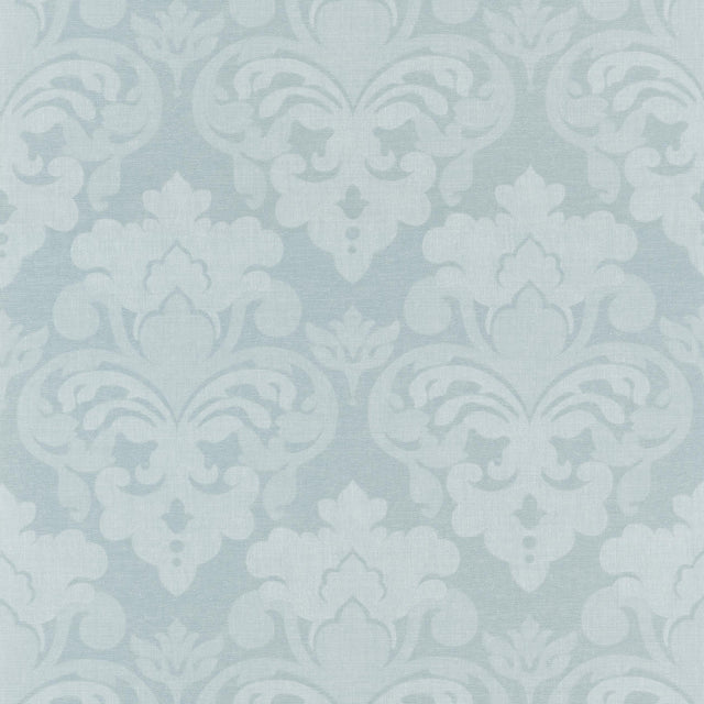 Anna French Darcey Damask Soft Blue Wallpaper