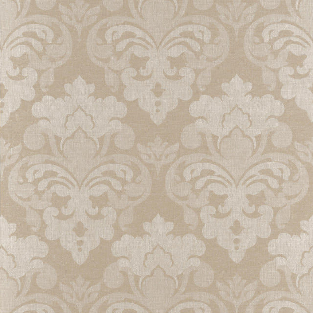 Anna French Darcey Damask Beige Wallpaper