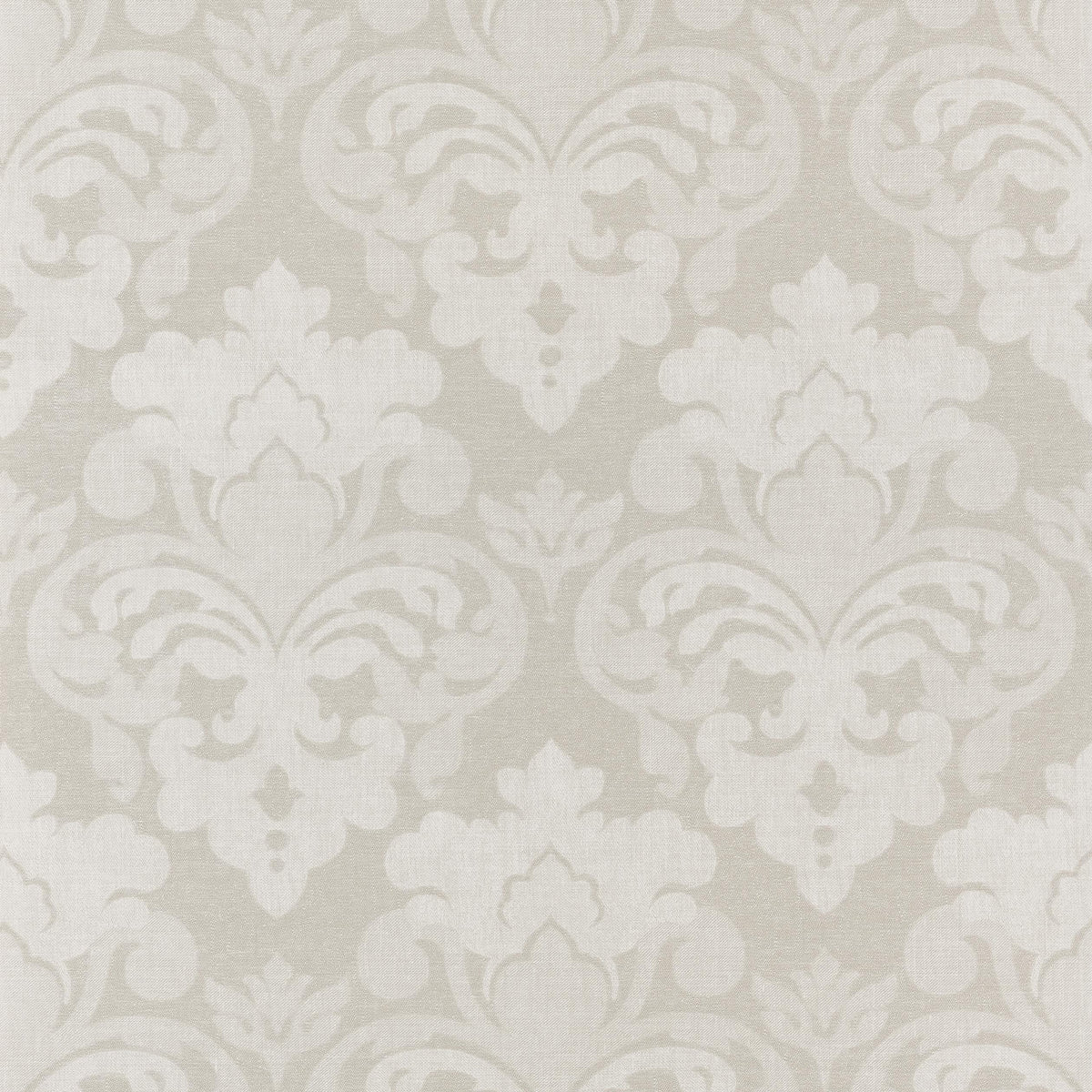 Anna French Darcey Damask Flax Wallpaper