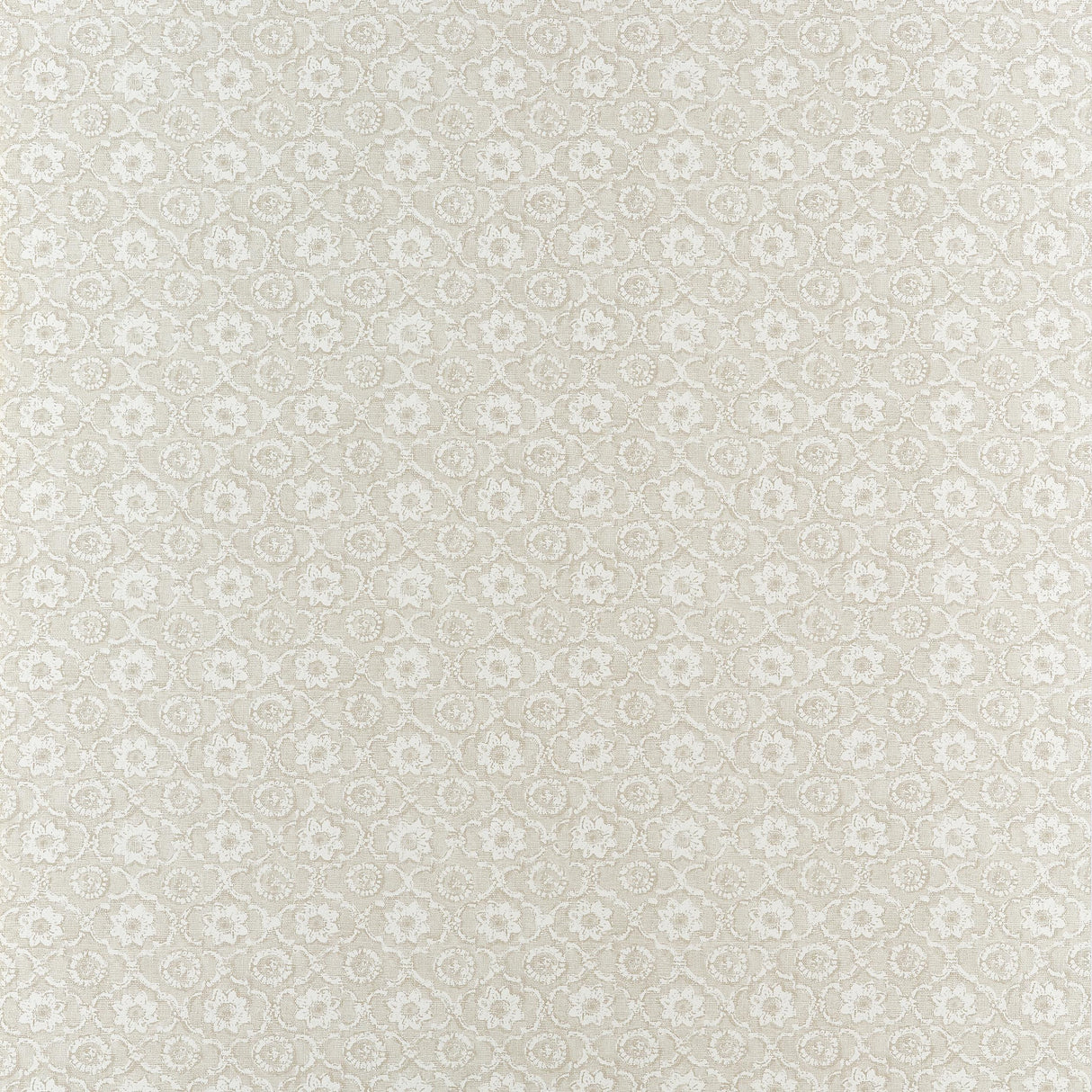 Anna French Holly Trellis Off White Wallpaper