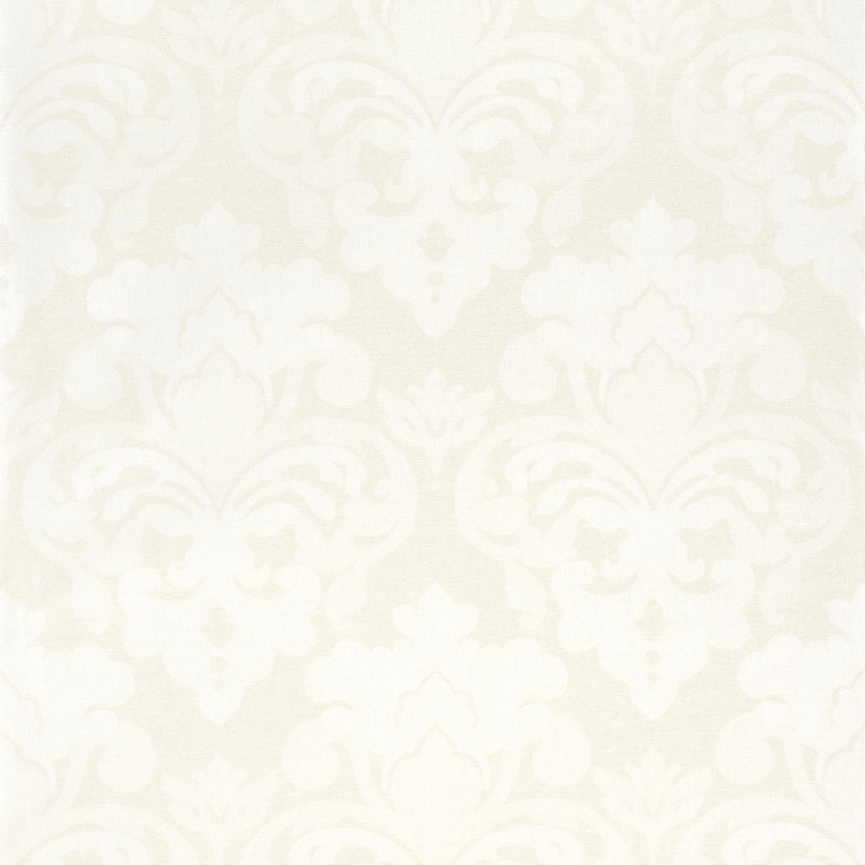 Anna French Darcey Damask Pearl On Off White Wallpaper