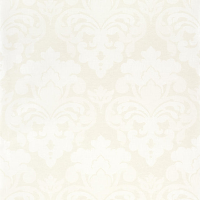 Anna French Darcey Damask Pearl On Off White Wallpaper