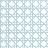 Thibaut CANARY TRELLIS Light Blue Wallpaper