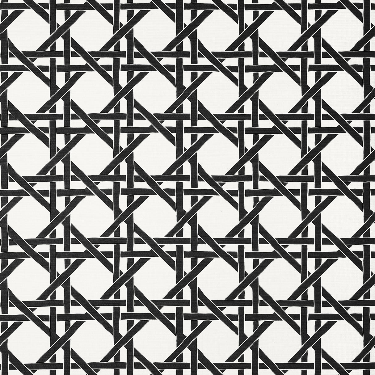 Thibaut CANARY TRELLIS Black Wallpaper