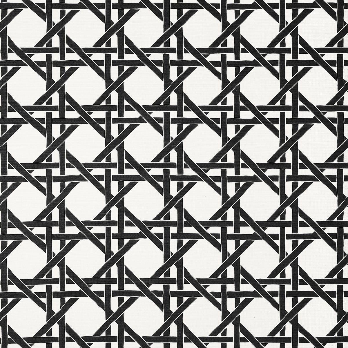 Thibaut Canary Trellis Black Wallpaper