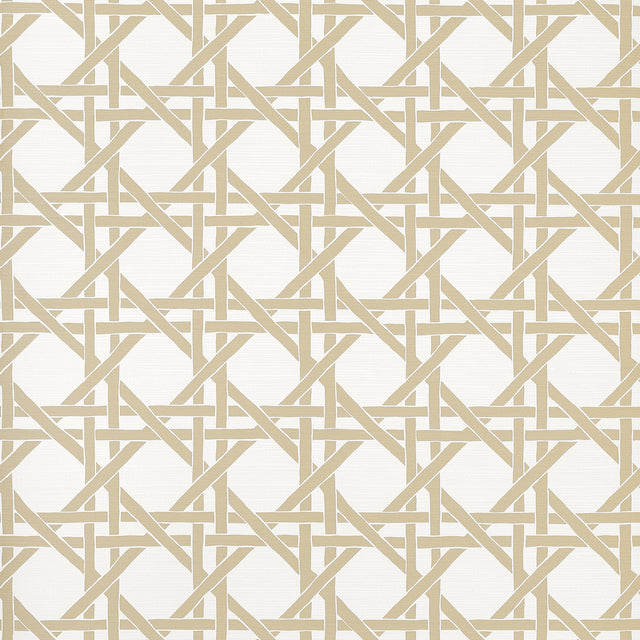 Thibaut CANARY TRELLIS Beige Wallpaper