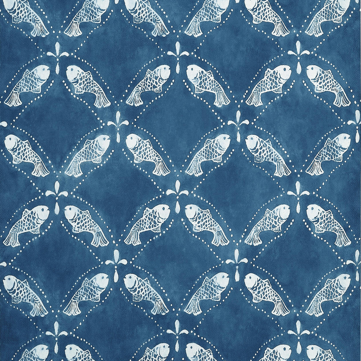 Thibaut SANTORINI Navy Wallpaper