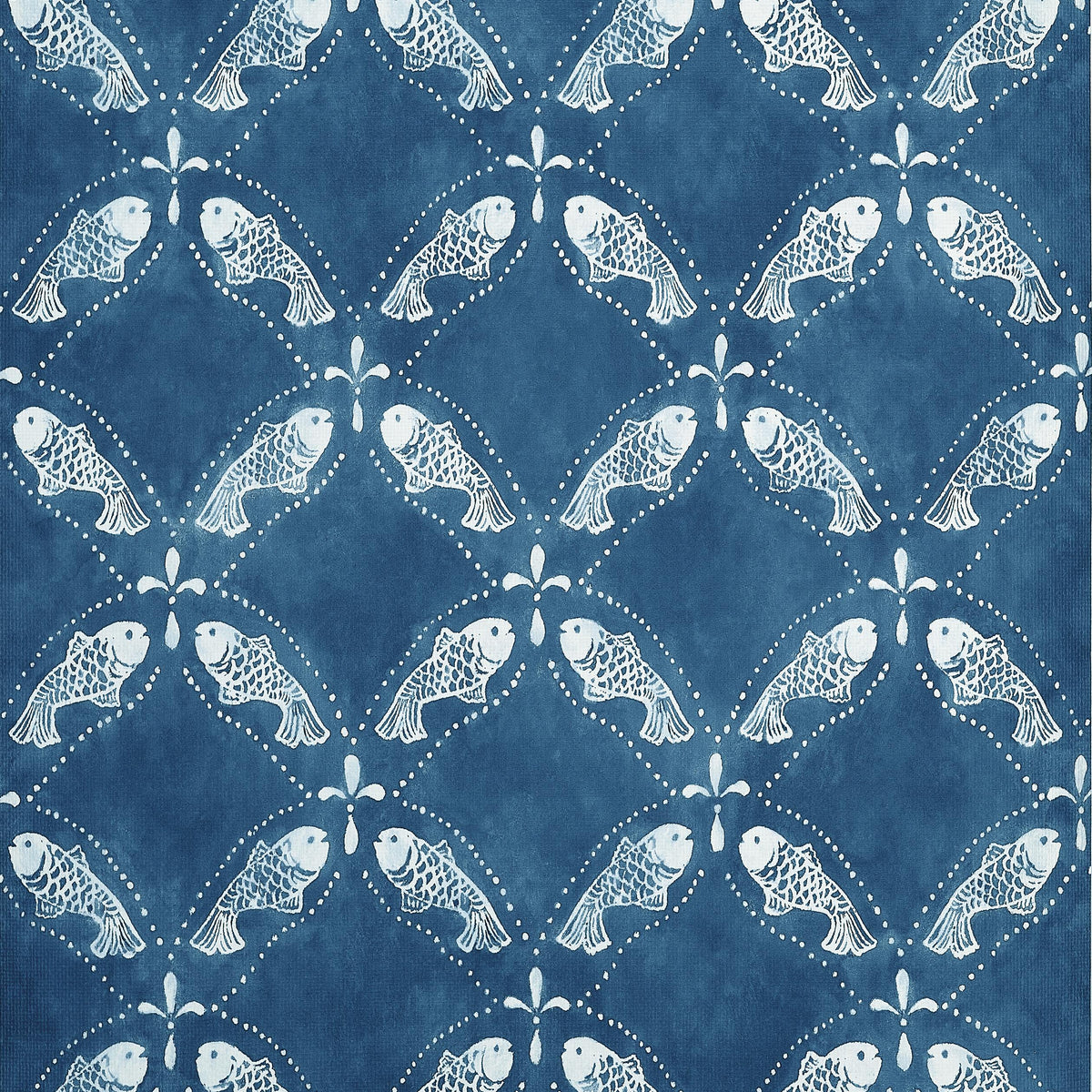 Thibaut Santorini Navy Wallpaper