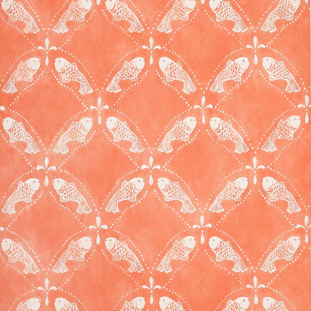 Thibaut Santorini Coral Wallpaper