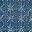 Thibaut TORTUGA BATIK Navy Wallpaper