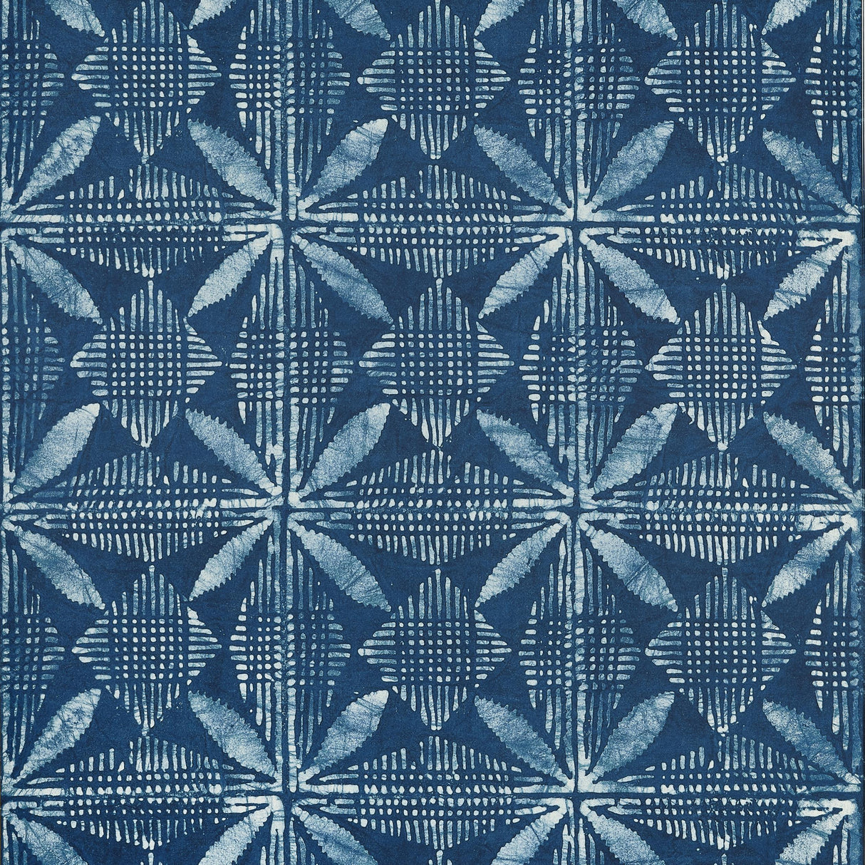 Thibaut TORTUGA BATIK Navy Wallpaper