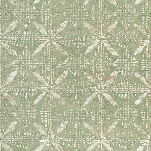 Thibaut Tortuga Batik Willow Wallpaper