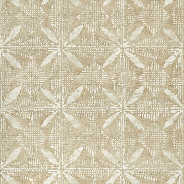 Thibaut Tortuga Batik Beige Wallpaper