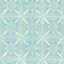 Thibaut Tortuga Batik Turquoise Wallpaper