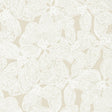 Thibaut ISLAND ORCHID Beige Wallpaper