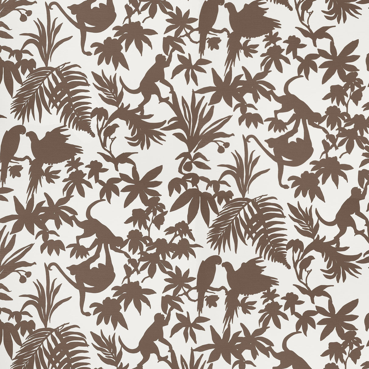 Thibaut ST. KITTS Brown Wallpaper