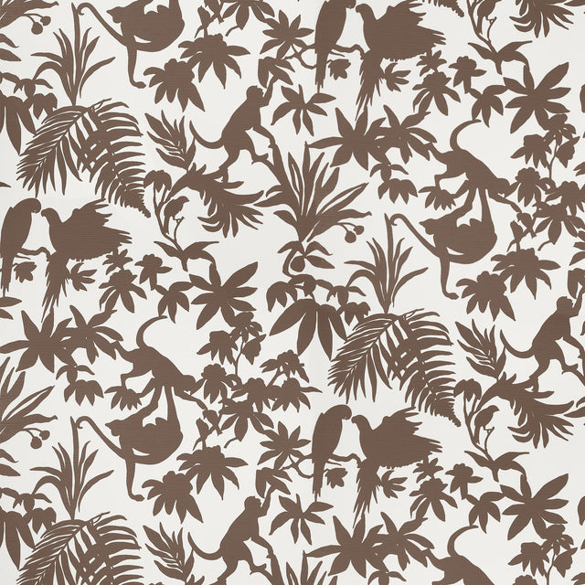 Thibaut ST. KITTS Brown Wallpaper