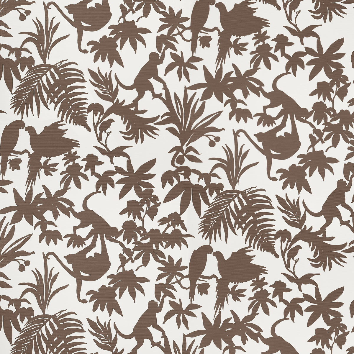 Thibaut St. Kitts Brown Wallpaper