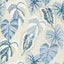 Thibaut Delila Blue And Beige Wallpaper